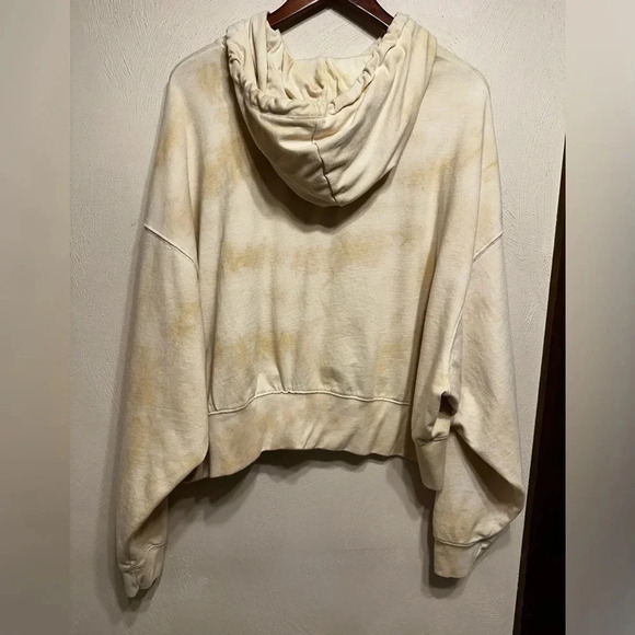 Nike Tie Dye Jersey Pullover Boxy Cropped Hoodie.     Size M - Picture 8 of 9